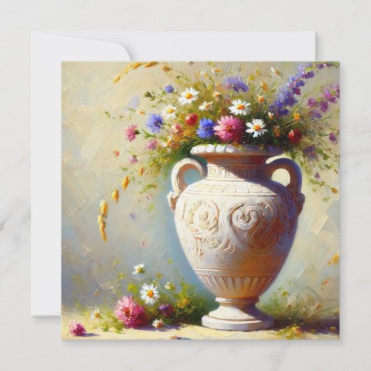 Elegante Blooms Geburtstagseinladung (Vorderseite)