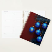Elegante Blue Christmas Ornaments Planer (Anzeige)