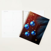 Elegante Blue Christmas Ornaments Planer (Anzeige)