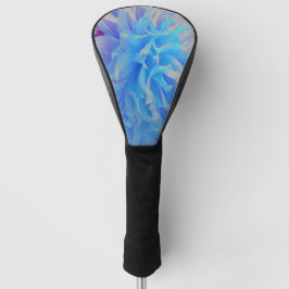 Elegante Blue Decorative Dahlia Blume Golf Headcover