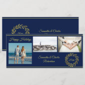 Elegante Blue Gold 3 Foto (Vorne/Hinten)