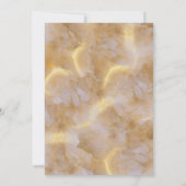 Elegante Blue Lavender Lila Hydrangeas Save The Date (Rückseite)