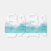 Elegante Blue Ocean Gastgeschenk Hochzeit Box Geschenkschachtel (Ungefaltet)