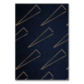 Elegante Blue Peach Floral Wedding Tischnummer (Rückseite)