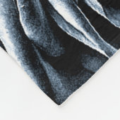 Elegante Blue Rose Fleecedecke (Ecke)