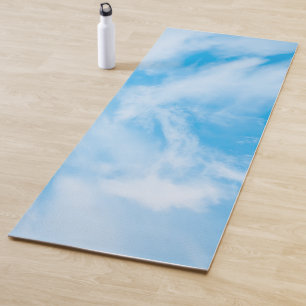 Elegante Blue Sky Clouds Design Template Fitness Yogamatte