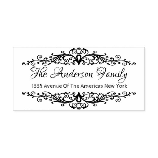 Elegante blühend Elemente Gummistempel (Prägung)