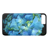 Elegante blühende Blume Blue Hydrangea Case-Mate iPhone Hülle (Rückseite (Horizontal))