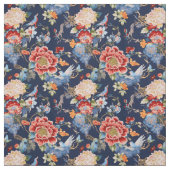 Elegante blühende Chinoiserie Stoff (Muster)