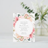 Elegante blühende, schicke Blume im Garten Einladungspostkarte (Stehend Vorderseite)