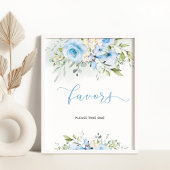 Elegante blühende Taufe Sockelschild