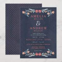 Elegante Bluish Chalkboard Blumenhochzeit