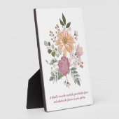 Elegante Blume, A Friend ist... Fotoplatte (Seite)