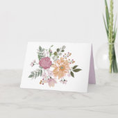 Elegante Blume, A Friend ist... Karte (Vorderseite)