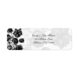 Elegante Blume Address Labels