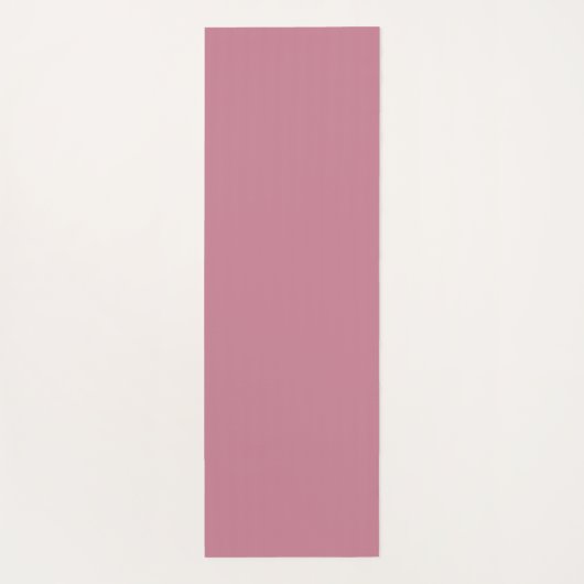 Elegante Blume auf Light Rose Gold Shades Yogamatte (Rückseite)