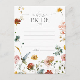 Elegante Blume beraten die Braut Postkarte