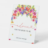 Elegante Blume Beratung Sockelschild (Vorderseite)