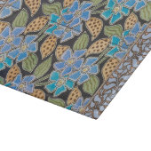Elegante Blume Blue Periwinkle Floral Classic Schneidebrett (Ecke)