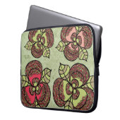 Elegante Blume Blumendesigner Laptop Sleeve Bag (Vorderseite Links)
