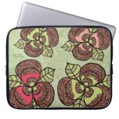 Elegante Blume Blumendesigner Laptop Sleeve Bag (Vorderseite)