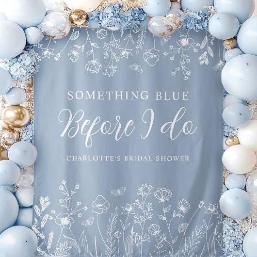 Elegante Blume Brautparty Hintergrund Wandteppich