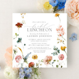 Elegante Blume Bridal Luncheon Einladung