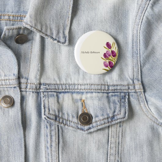 Elegante Blume Button (Beispiel)