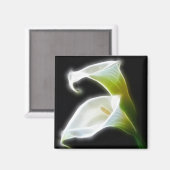 Elegante Blume Calla Lily 8 Moderne Magnet (Vorderseite/Rückseite)
