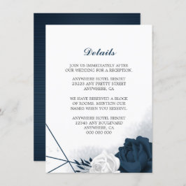 Elegante Blume Details Gehäuse Begleitkarte