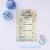 Elegante Blume Eyelash Menü Vintag Pink Peony (Einzeln)