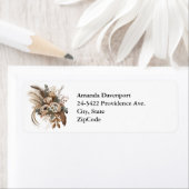 Elegante Blume Folien und Feathers (Insitu)