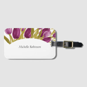 Elegante Blume Gepäckanhänger