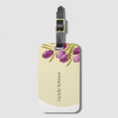 Elegante Blume Gepäckanhänger (Vorderseite Vertikal)