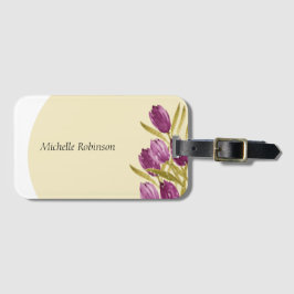 Elegante Blume Gepäckanhänger