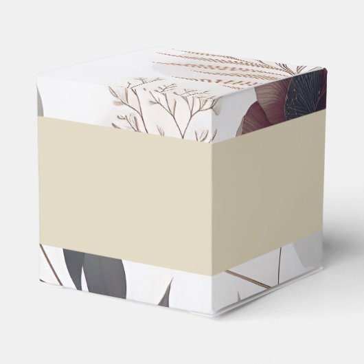 Elegante Blume Geschenkschachtel (Rückseite)