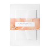 Elegante Blume Hochzeit Einladungsbanderole (Vorderseite Beispiel)