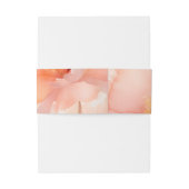 Elegante Blume Hochzeit Einladungsbanderole (Rückseitenbeispiel)