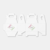 Elegante Blume Hochzeit Geschenkschachtel (Ungefaltet)