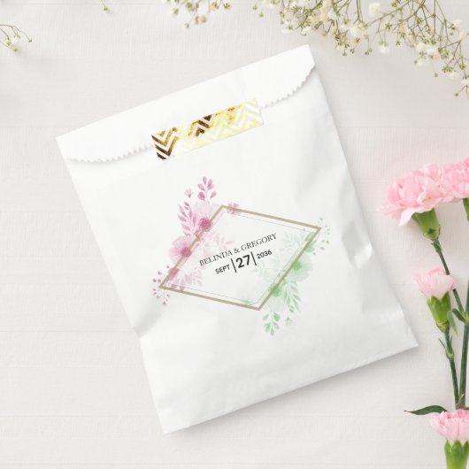 Elegante Blume Hochzeit Geschenktütchen (Versiegelt)