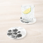 Elegante Blume Hochzeiten Untersetzer (Seite)