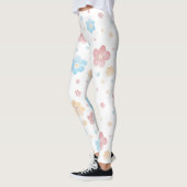 Elegante Blume im Blumengewässer Leggings (Links)