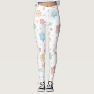 Elegante Blume im Blumengewässer Leggings