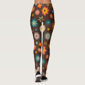 Elegante Blume im Blumenwald Leggings (Rückseite)