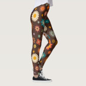 Elegante Blume im Blumenwald Leggings (Rechts)