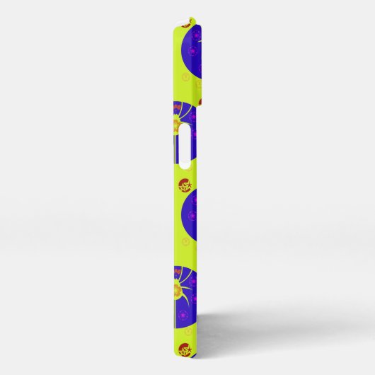 elegante Blume iPhone Hülle (Rechte Seite)