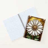 Elegante Blume Kunstwerk Notizblock (Innenseite)