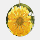Elegante Blume mit Blumen Keramik Ornament (Links)
