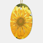 Elegante Blume mit Blumen Keramik Ornament (Links)