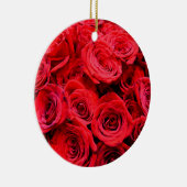 Elegante Blume mit Blumen Rote Rose Rose Garten Keramikornament (Rechts)